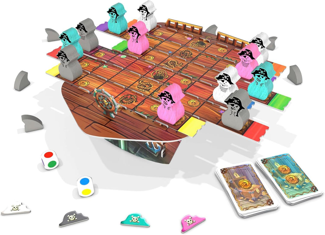 Zoch 601105159 Gezanke auf der Planke – das spannende Piratenspiel, 2 bis 4 Spieler, ideales Familie