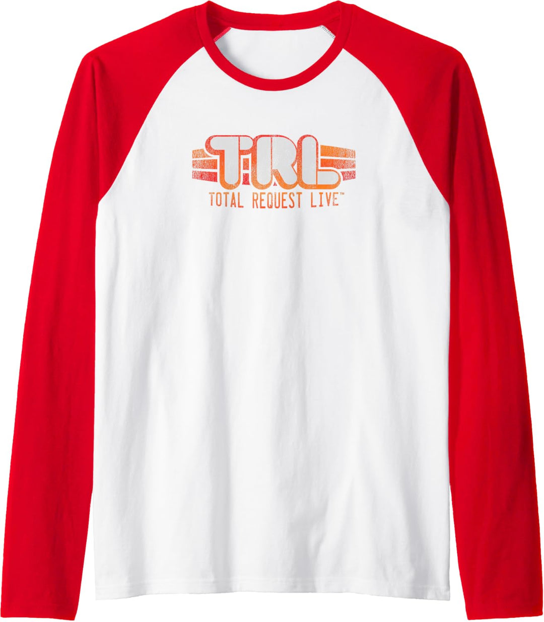 MTV TRL Orange Stripes Total Request Live Raglan