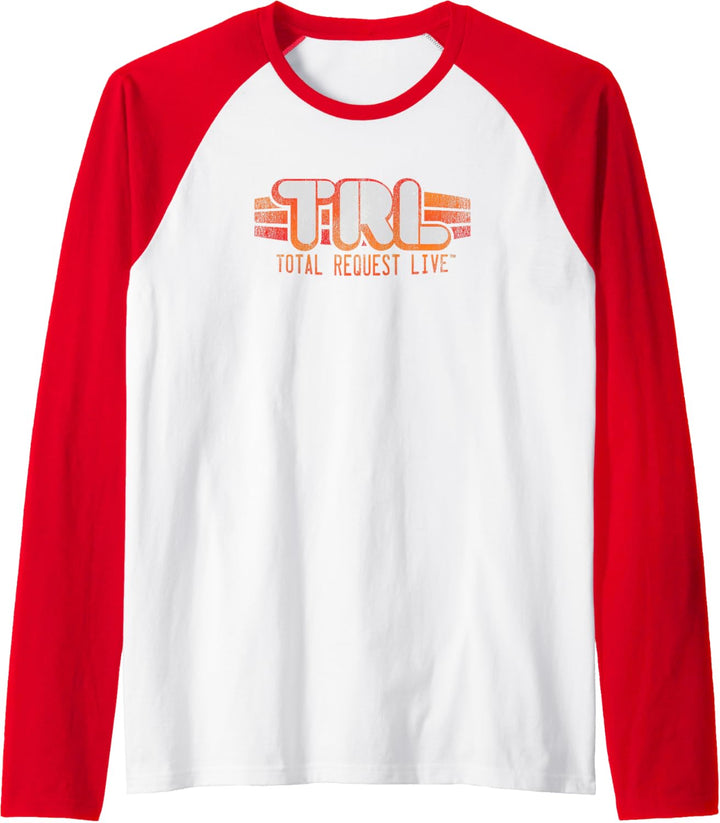 MTV TRL Orange Stripes Total Request Live Raglan