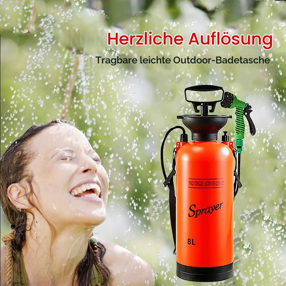 Tragbare Outdoor Camping Dusche Outdoor-Duschdüse Multifunktions Badesprüher Haustier-Badewanne Mit