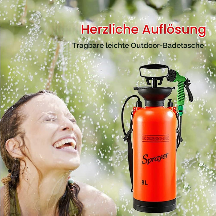 Tragbare Outdoor Camping Dusche Outdoor-Duschdüse Multifunktions Badesprüher Haustier-Badewanne Mit
