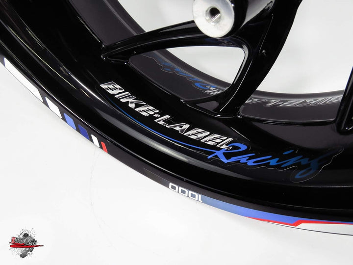 Felgenrand Aufkleber 1000 blau weiss rot kompatibel für BMW 710034