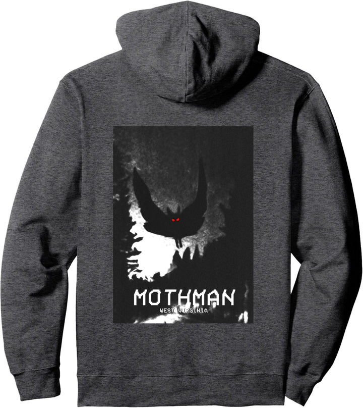 Cryptid Mothman West Virginia Cryptozoology Pullover Hoodie