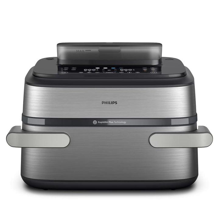 Philips Steam Airfryer 5000 Series Megabasket - Heissluftfritteuse mit Dampf-Funktion - Steam, Airfr