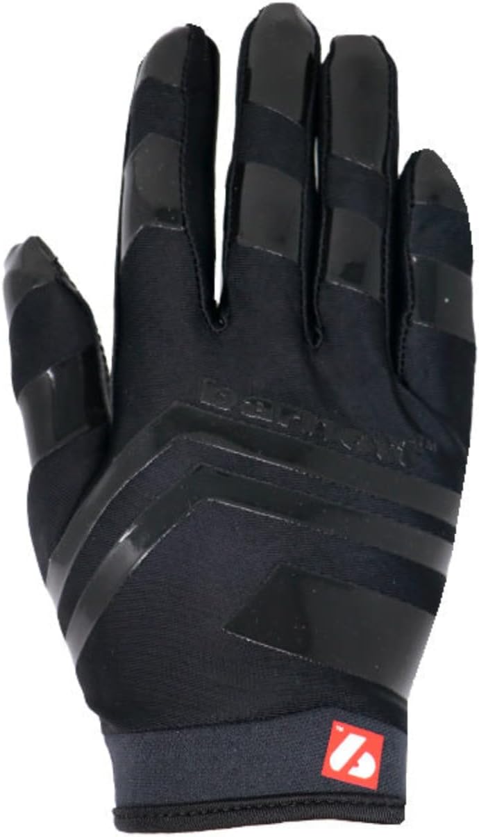 BARNETT FRG-03 Schwarz professionell Receiver Fussball Handschuhe, RE, DB, RB, L