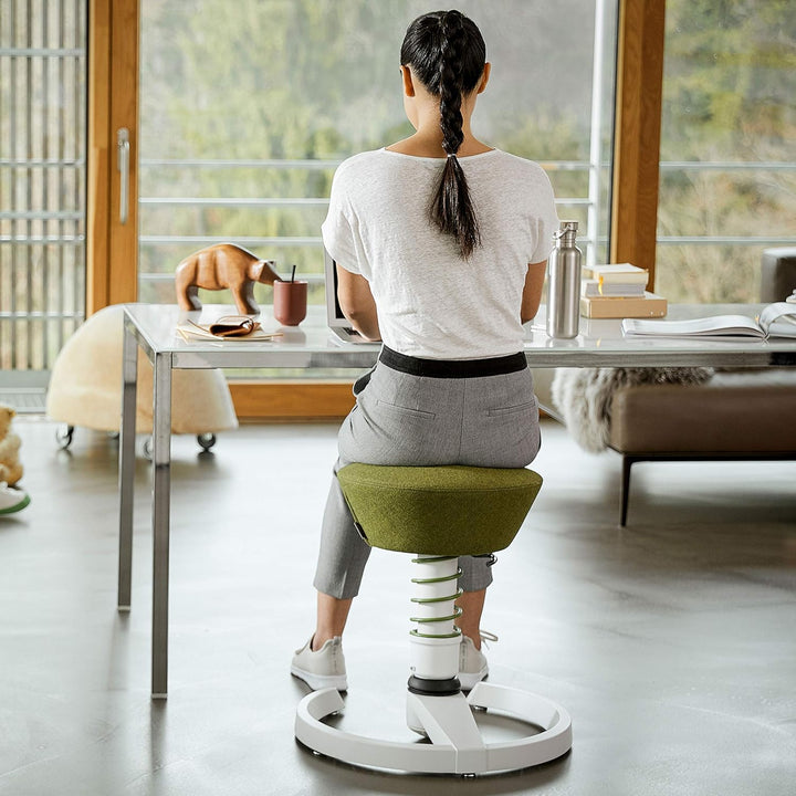 aeris Swopper – Ergonomischer Hocker – Bürohocker höhenverstellbar – Vielseitiger Sitzhocker für ein