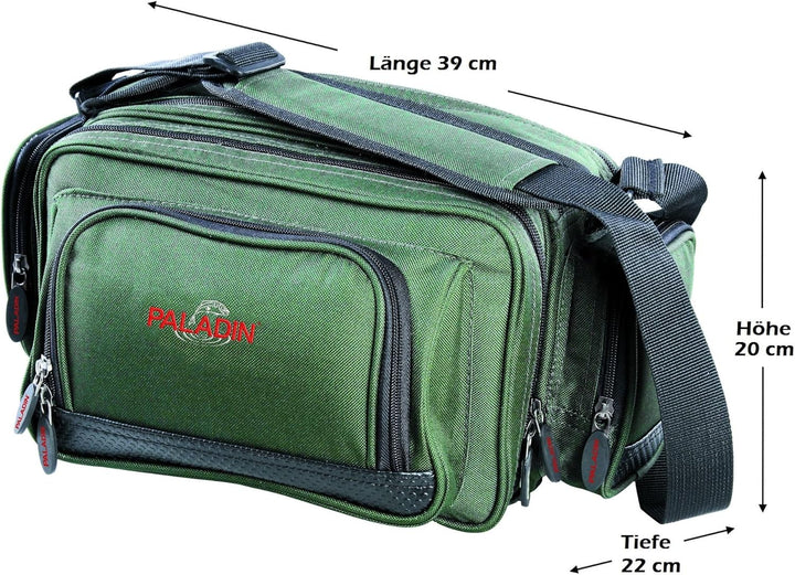 Paladin Trip Bag Angeltasche mit Schultergurt 39 x 22 x 20 cm Schultertasche Angeln Tackle Bag für A