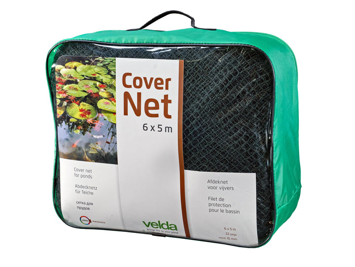 Teichnetz 6x5m schwarz Teichabdeckung Reiherschutz Laubschutznetz Abdecknetz 6 x 5 m, 6 x 5 m