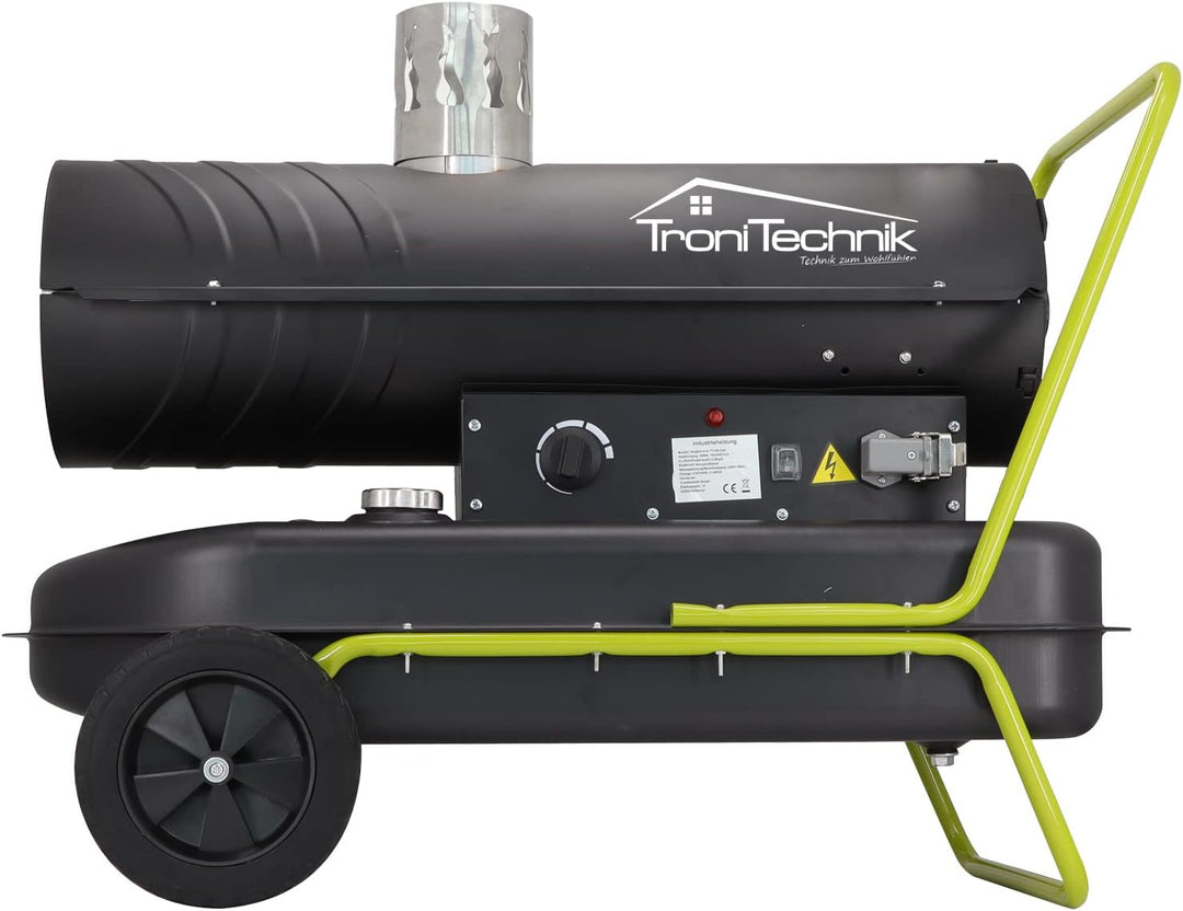 Tronitechnik® Heizkanone Dieselheizgebläse Dieselheizer 20kW Diesel betriebener Heissluftgenerator H