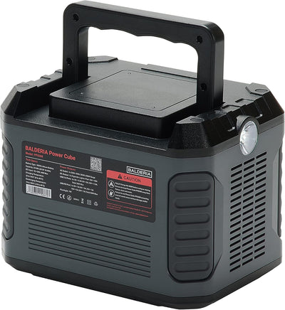 BALDERIA Power Cube 300W | Tragbare Powerstation 231Wh | Mobiler Stromspeicher mit Steckdose 230V, A