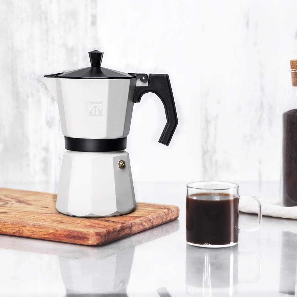 Cecotec Italienische Kaffemaschine Cumbia Mokclassic 1200 Beige, Aluminium, 775 ml Kapazität, Für 12
