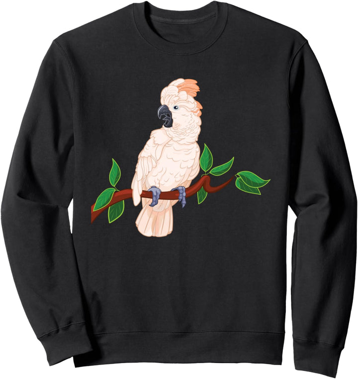Molukkenkakadu auf einem Ast Sweatshirt