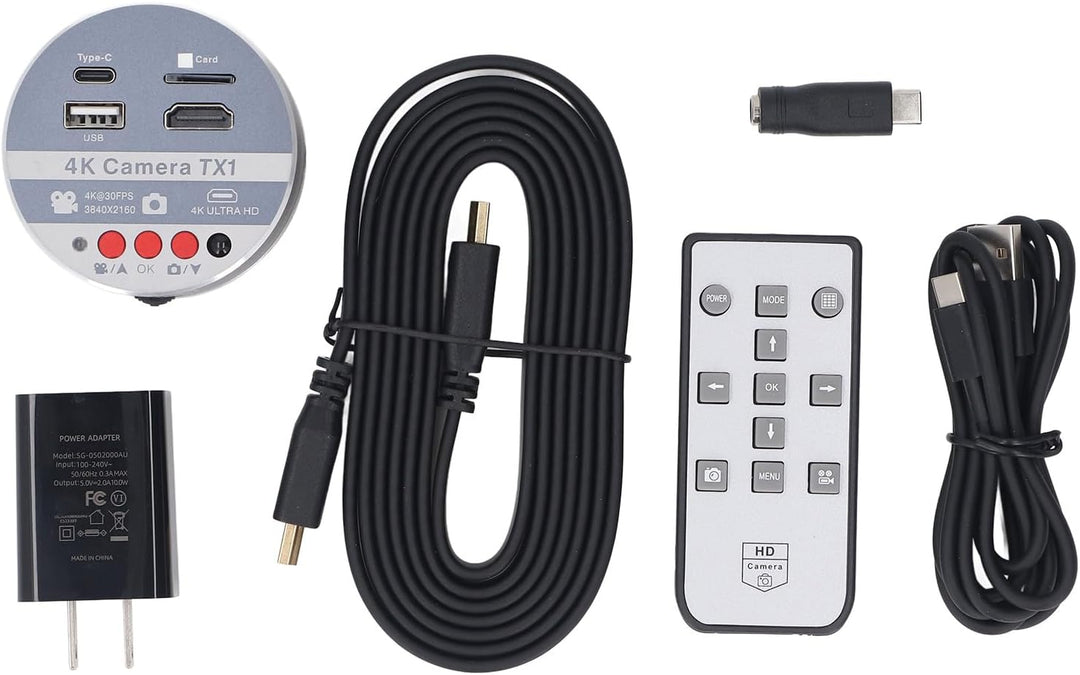 4K-Mikroskopkamera, IMX678-Objektiv, 1/1,8-Zoll-Sensor, Foto-Videokamera, Dual-Interface-Ausgang für