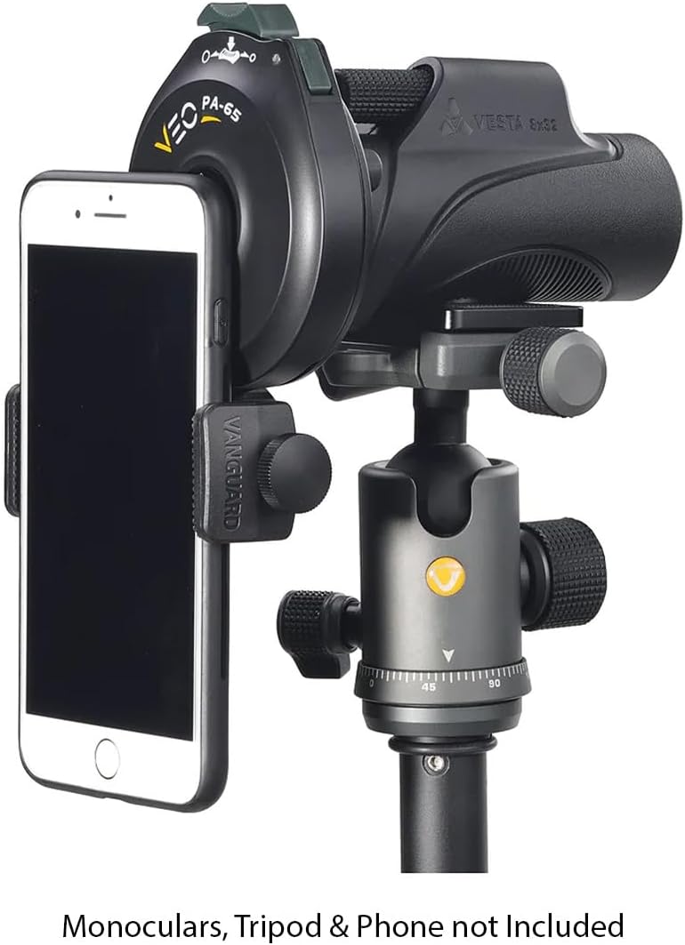 Vanguard Veo PA-65 - Smartphoneadapter für Spektive Spektiv und Fernglas, Spektiv und Fernglas