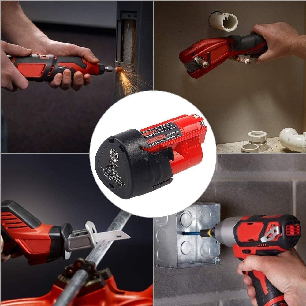 2X Waitley M12 12V 3Ah Ersatzakku für Milwaukee M12 Li-ion Akku 48-11-2411 48-11-2440 48-11-2402 Wer