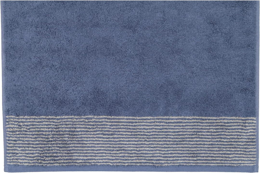 CAWÖ Home Handtücher Luxury Home Two-Tone 590 Nachtblau - 10 Duschtuch 80x150 cm, Duschtuch 80x150 c