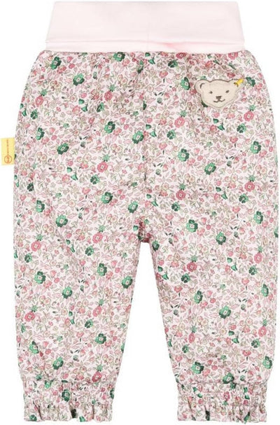 Steiff Baby-Mädchen Baumwollhose Printed Hose 92 Barely Pink, 92 Barely Pink
