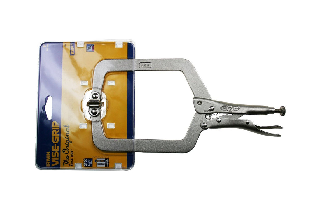 Irwin Vise Grip 9SP Klemm-Gripzange 225mm, C-Form, Spannweite 114mm, bewegliche Backen, T9SP