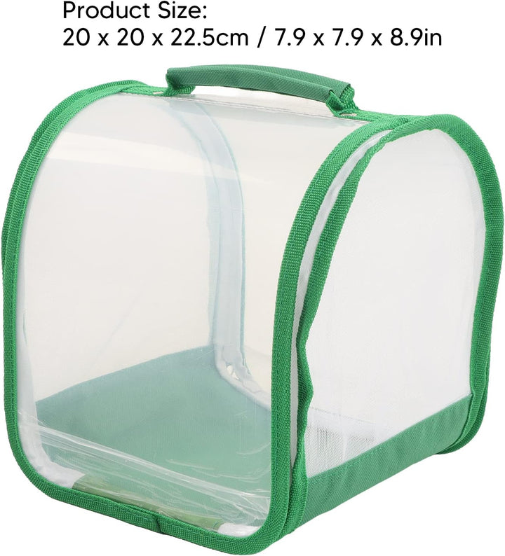 CHICIRIS Butterfly Habitat, Transparenter Monarch-Schmetterlings-Insektenkäfig, Zusammenklappbares P