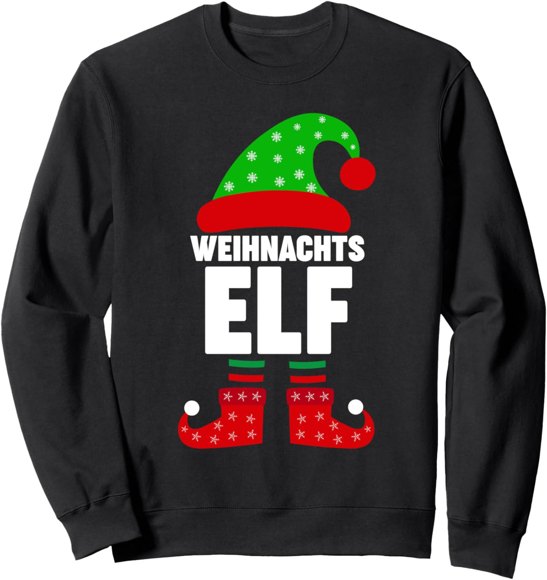 Weinachten Weihnachtself Elfe Elf Elfen Sweatshirt