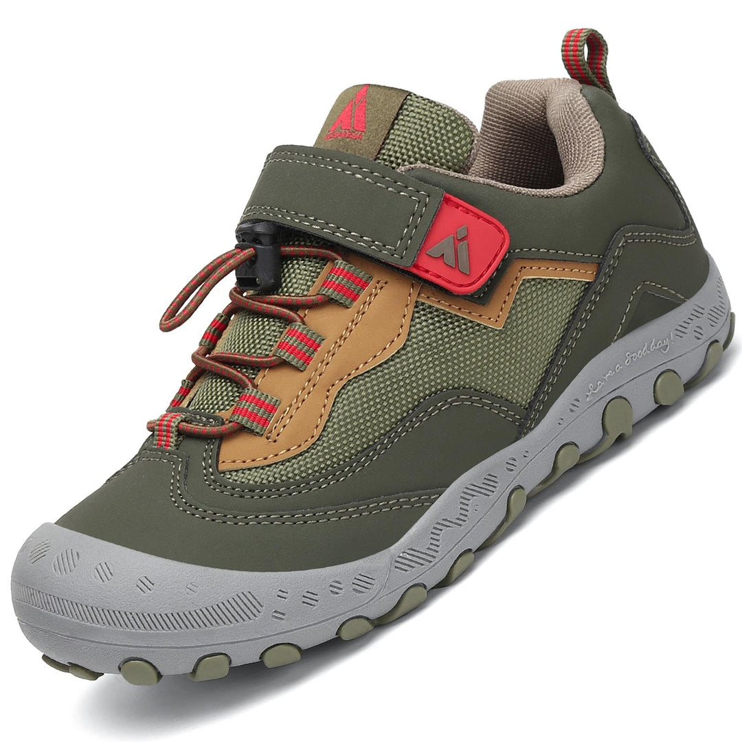 Mishansha Jungen Mädchen Wanderschuhe rutschfest Walkingschuhe Weich Flexibel Stabil Fitnessschuhe F