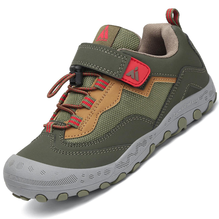 Mishansha Jungen Mädchen Wanderschuhe rutschfest Walkingschuhe Weich Flexibel Stabil Fitnessschuhe F