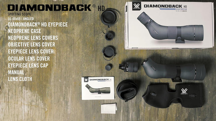 Vortex Optics Diamondback HD Spektive (16-48x65 - abgewinkelt), schwarz