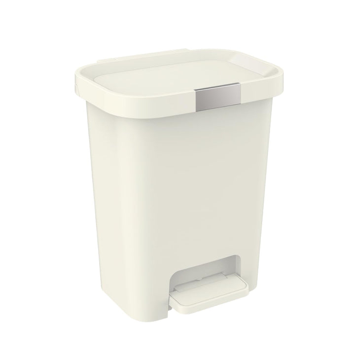 Mülleimer 40 L mit Deckel und Pedal - Treteimer, Abfalleimer mit Soft-Close, verschliessbarem Deckel