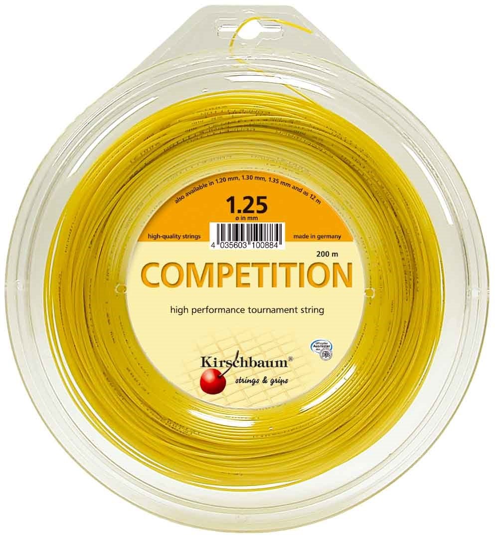 Kirschbaum Saitenrolle Competition, Gelb, 200m, 0105000211300016