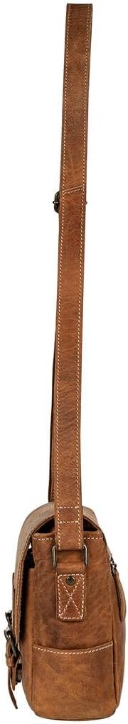 DÖRR Leder Tasche Kapstadt small, hochwertige Umhängetasche aus echtem Leder, schick und zeitlos ele