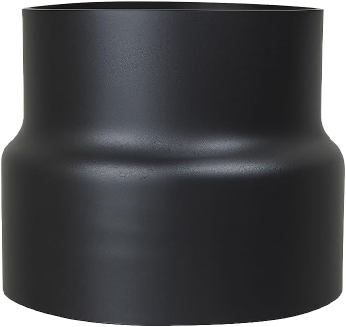 BirnePower Rohrreduzierung von 160 auf 150 mm, Senotherm-Beschichtung, Abgasrohr für Ofen &amp; Kamin, 2