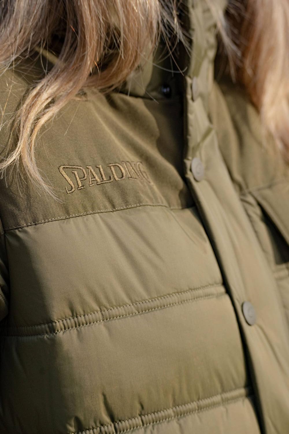 Spalding Parka Winterjacke Herren grau, L