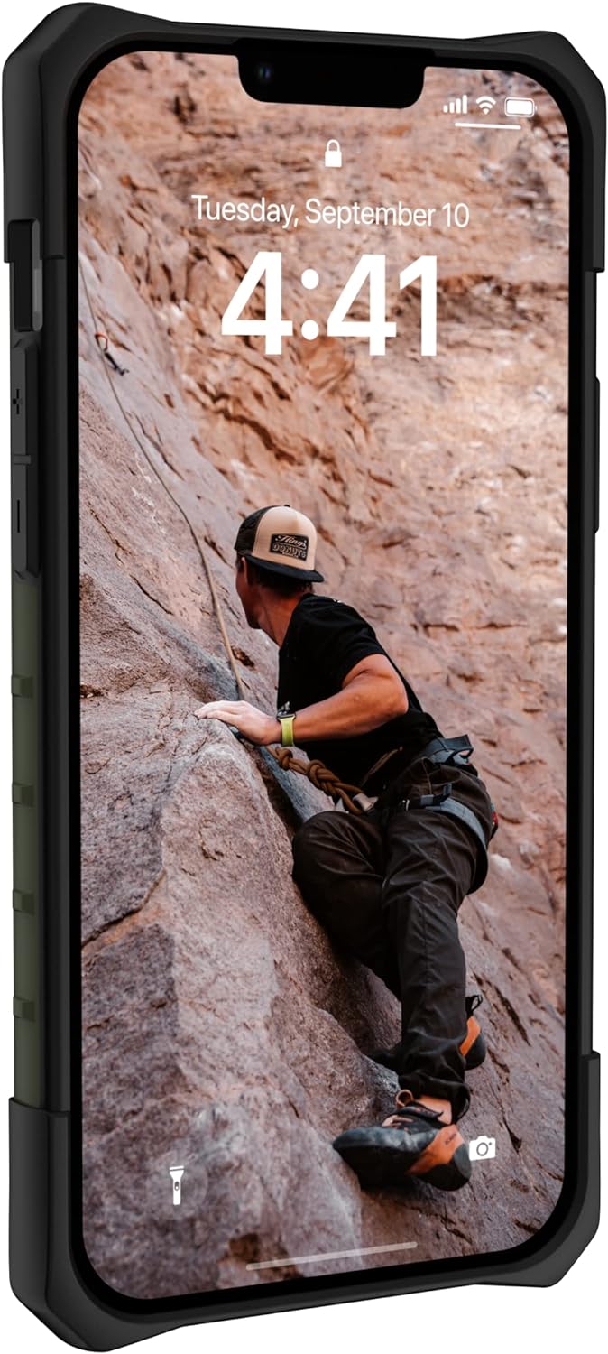 Urban Armor Gear UAG Pathfinder Hülle kompatibel mit Apple iPhone 14 Plus [Wireless Charging kompati