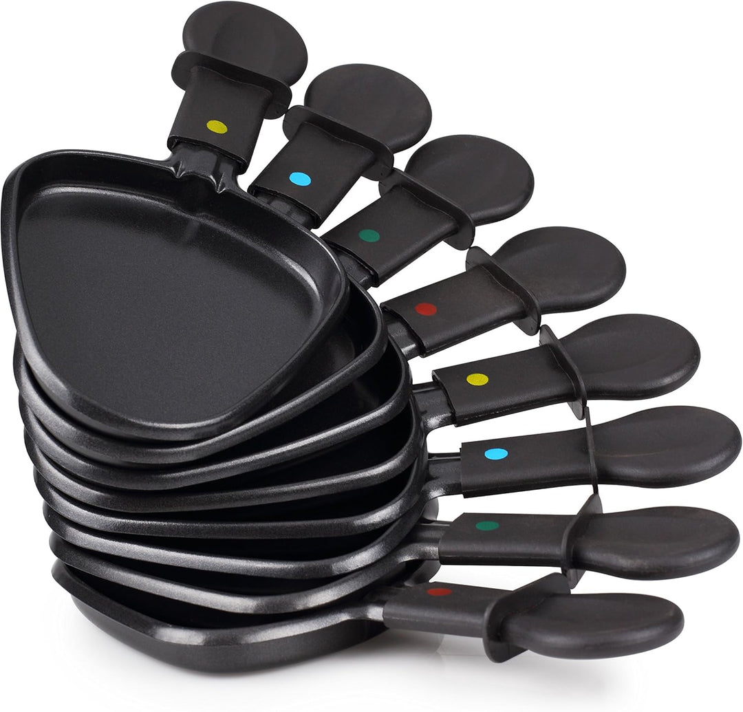 Princess ovaler Raclette-Stein Grill, 1200 Watt, regelbarer Thermostat, für 8 Personen, antihaftbesc