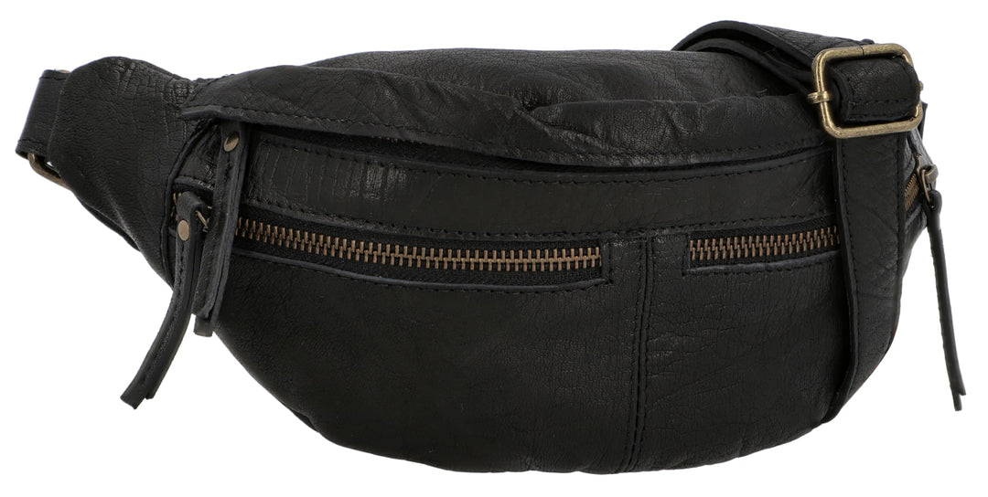 Gusti Gürteltasche Leder - Acton Damen und Herren Bauchtasche Festivaltasche Hüfttasche Vintage Lede