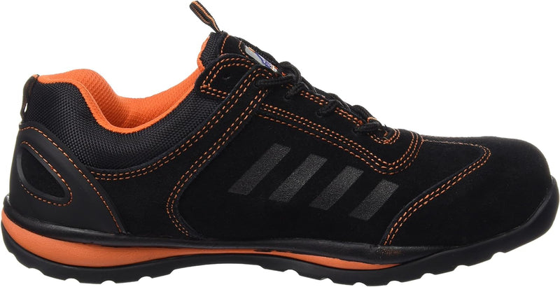 Portwest Steelite Lusum Sicherheits-Trainer S1P HRO, Grösse: 43, Farbe: Orange, FW34ORR43 43 EU Oran