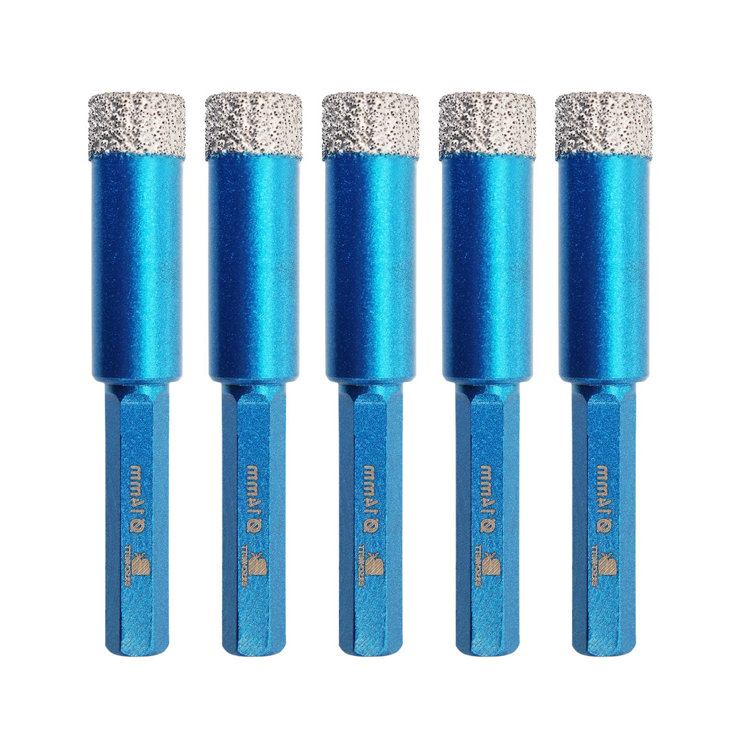 Diamant Trockenbohrer Fliesenbohrer 14mm - BRSCHNITT Sechskant-Schaft fliesenbohrer set Lochsäge für