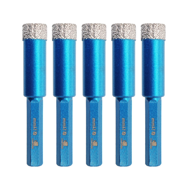 Diamant Trockenbohrer Fliesenbohrer 14mm - BRSCHNITT Sechskant-Schaft fliesenbohrer set Lochsäge für