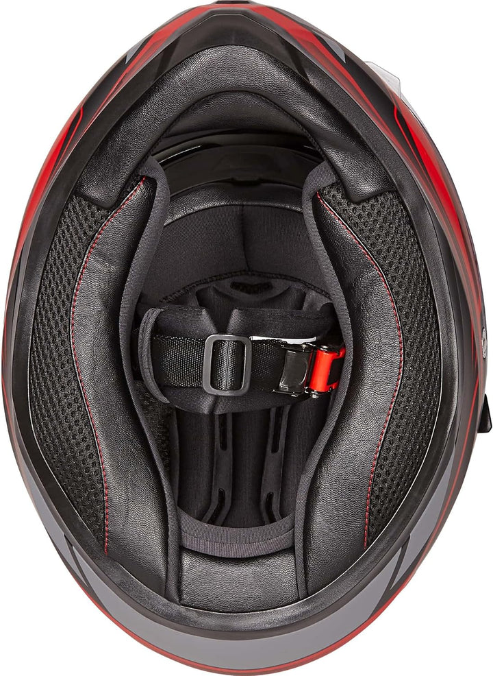 Nexo Integralhelm Motorradhelm Helm Motorrad Mopedhelm Sport II, herausnehmbare Polster, Be-, Entlüf