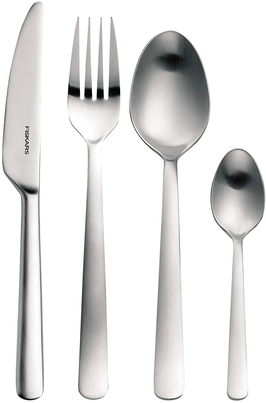Fiskars Besteck-Set, 24-teilig, Qualitätsstahl, Silber/Matt, Functional Form, 1002961 Besteck-Set, 2