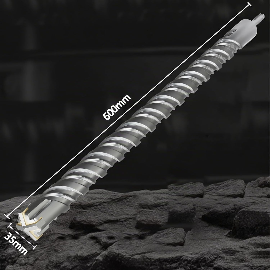 CATITO 35x600 SDS PLUS Bohrer, Schlagbohrer, Hammerbohrer, Professionelle Betonbohrer, ideal zum Boh