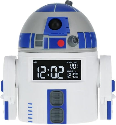 Paladone R2D2 Wecker - Offiziell Lizenziertes Star Wars Merchandise, mit R2D2-Sounds, perfekte Dekor