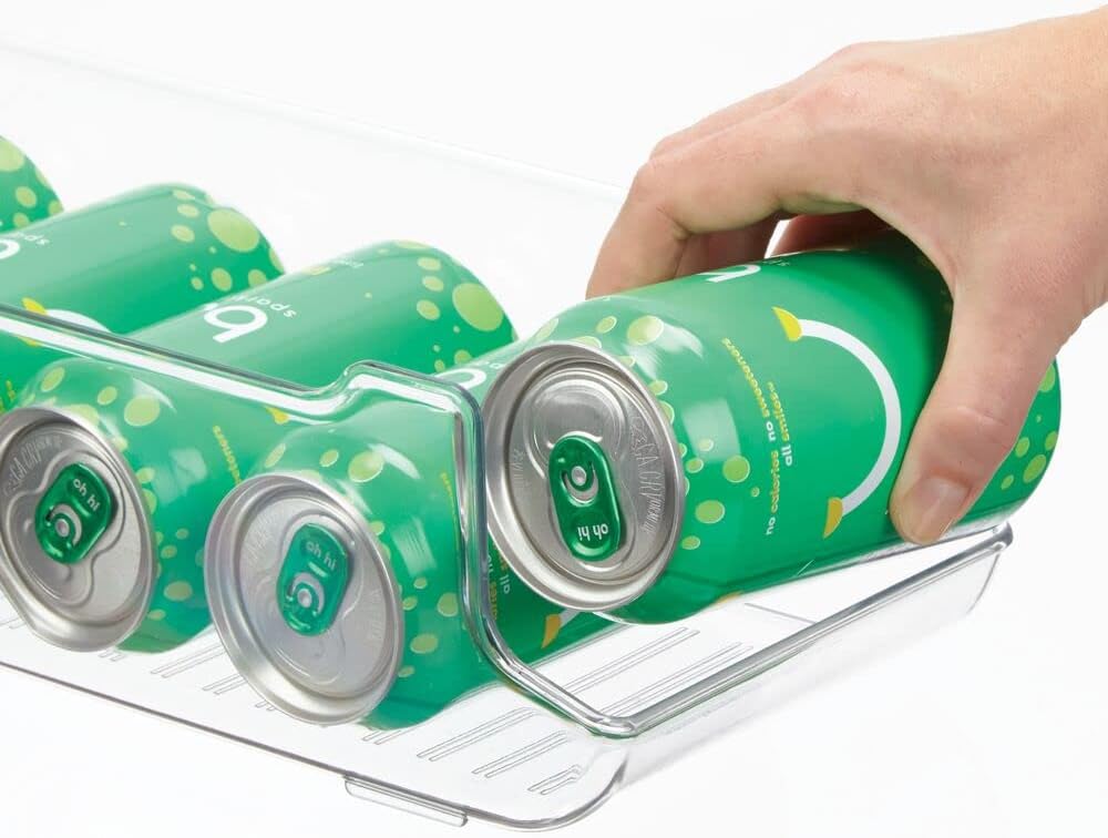 mDesign 2er-Set Dosenhalter für Kühlschrank und Küchenschrank – ideale Lebensmittel Aufbewahrungsbox