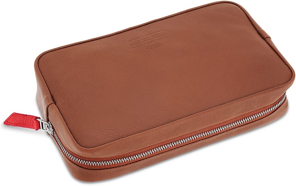 Pack & Smooch Kabeltasche Zubehörtasche Tech Case Longford | Pflanzlich Gegerbtes Leder | Handmade i