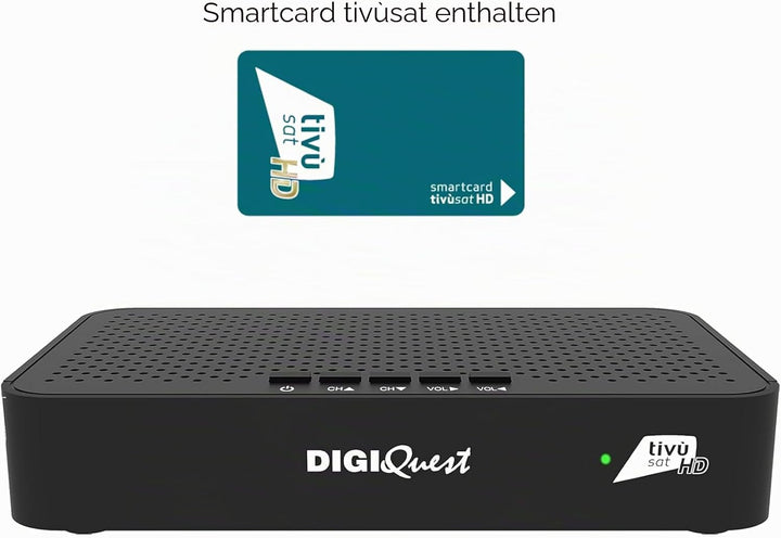 Digiquest Decoder Tivùsat Classic Q10, Nero