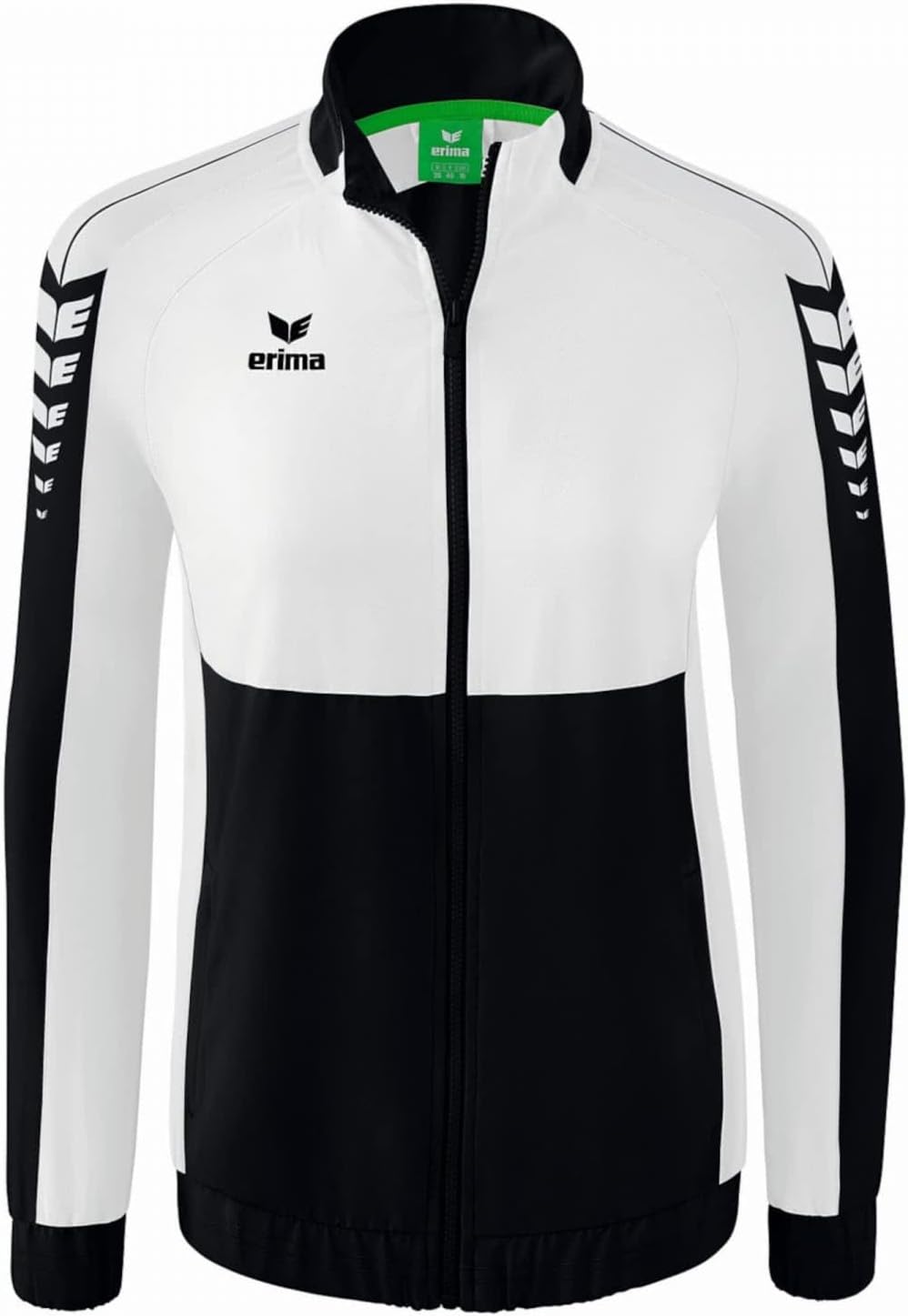 Erima Damen Six Wings Präsentationsjacke 40 Schwarz/Weiss, 40 Schwarz/Weiss
