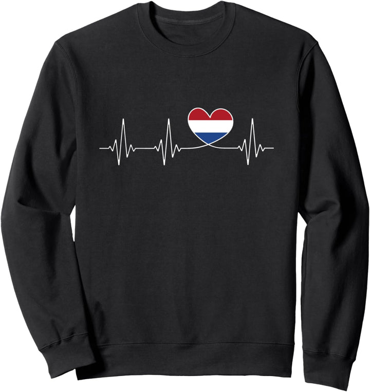 Nederland Liebe und niederländische Flagge mit Herz Holland Sweatshirt