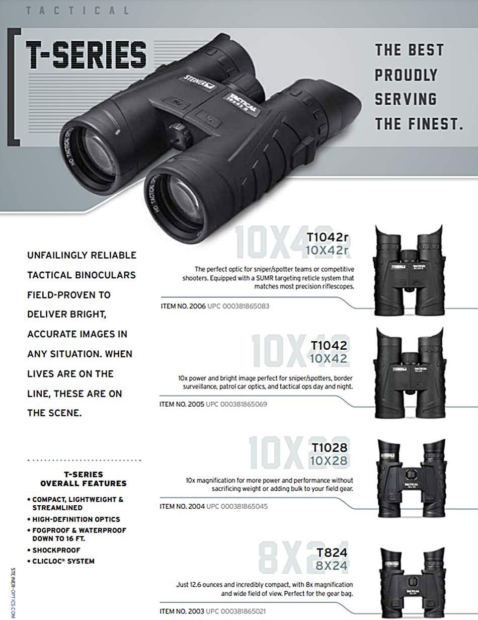 Steiner Tactical Series Fernglas, leichte Präzisions-Optik für Jede Situation 10 x 42 mm, 10 x 42 mm