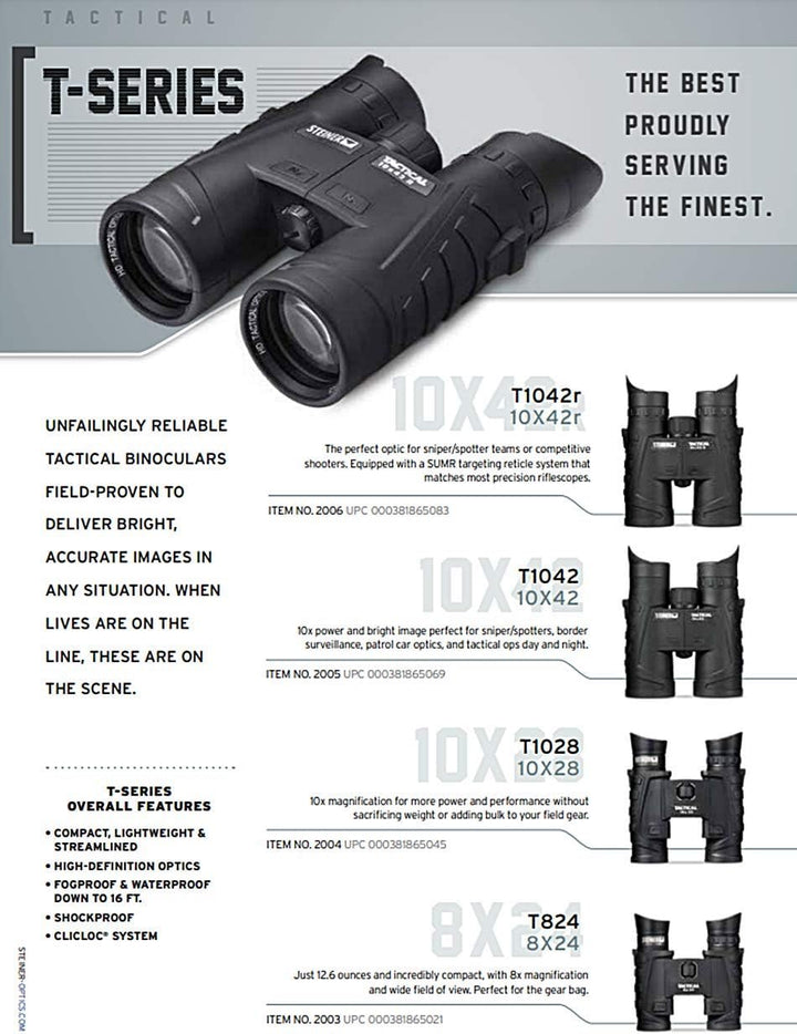 Steiner Tactical Series Fernglas, leichte Präzisions-Optik für Jede Situation 10 x 42 mm, 10 x 42 mm