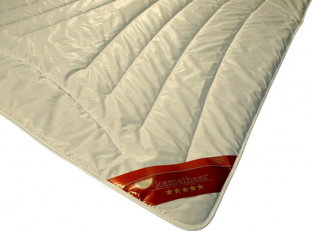 Bettdecke 135 x 200 / 1500 g - Warmes Duo-Steppbett Garanta mit 100% Kamelhaar Füllung - Warme Stepp